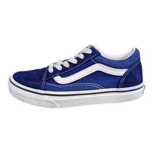 Vans Kids Big Boy Girl Blue Royal Cobalt Old Skool Sneaker Lacr Up Size 3